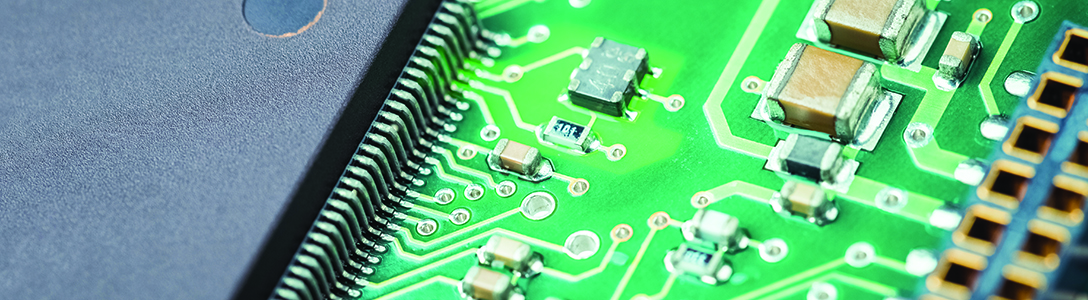 Printed circuit board with copper components Printed circuit board with copper components
